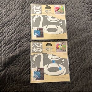 ⭐️ DecoArt Reusable Adhesive Stencils NWT